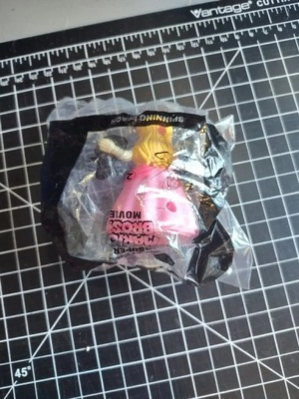 The Super Mario Bros Movie - #4 McDonalds Toy - Spinning Peach - New Sealed
